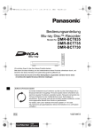 Bedienungsanleitung Blu-ray Disc™-Recorder DMR