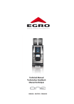 Technical Manual Egro ONE - The Coffee Machine Company