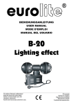 EUROLITE B-20 User Manual