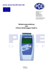 Bedienungsanleitung vom 8-Kanal Datenlogger