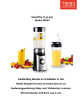 Smoothie to go pro Model 99242 Handleiding blender en