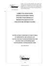 libretto istruzioni notice d'instructions instruction booklet