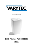 LED Flower Pot 50 RGB IP54