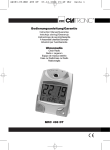 MRC 498 DT Bedienungsanleitung/Garantie Uhrenradio