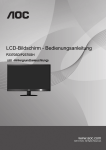 LCD-Bildschirm - Bedienungsanleitung