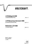 LCR-Meßgerät 4080 LCR Measuring Instrument 4080 Multimètre