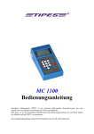 Bedienanleitung MC1100 deutsch Rev1