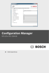 Configuration Manager - Bosch Security Systems