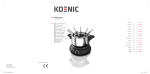 Fondue-Set KFO 150 - Koenic