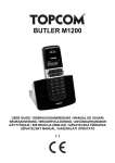 8 Rekisteröinti Topcom Butler M1200