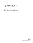 BeoVision 9 - Aerne Menu