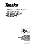 TBC-2211/ 2211D/ 2251 TBC-230/ B/ BS