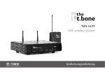 TWS 16 PT UHF wireless system bedienungsanleitung