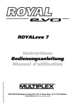 ROYALevo 7 Instructions Bedienungsanleitung Manuel d'utilisation