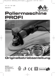 Poliermaschine PROFI - CONRAD Produktinfo.