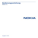 Bedienungsanleitung Nokia Asha 311