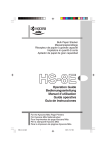 Operation Guide Bedienungsanleitung Manuel d'utilisation Guida