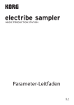 electribe sampler Parameter-Leitfaden