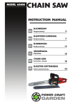 chain saw instruction manual