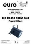 LED FX-250 RGBW DMX