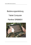 Bedienungsanleitung Tablet Computer Panther DR886EX