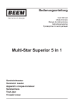 Bedienungsanleitung Multi-Star Superior 5 in 1