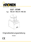 CUT - STAR Originalbedienungsanleitung