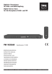 Digitaler Stereotuner für DAB+ und UKW-Empfang Digital