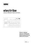 electribe Owner's manual