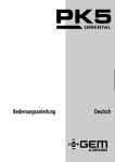 Spielen auf dem PK5 Oriental