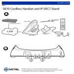 5610 Cordless Handset and IP DECT Stand
