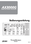 AX3000G Owner's manual