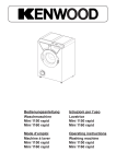 Bedienungsanleitung Waschmaschine Mini 1150 - Migros