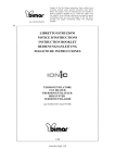 libretto istruzioni notice d'instructions instruction booklet