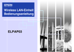 EPSON ELPAP03 Wireless LAN Unit User's Guide