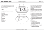 Jumbo-LCD-Wecker Bedienungsanleitung – Seite 1