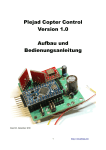 Plejad Copter Control Version 1.0 Aufbau und Bedienungsanleitung