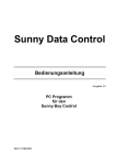 Sunny Data Control Bedienungsanleitung