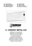 E - CONVECT METAL LCD