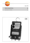 Bedienungsanleitung de testo 560 Instruction manual en