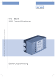 Bedienungsanleitung Typ 8635 SIDE Control Positioner