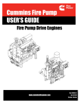 Cummins Fire Pump USER'S GUIDE