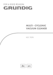 MULTI - CYCLONIC VACUUM CLEANER