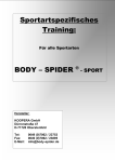 Sportartspezifisches Training: BODY – SPIDER