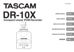 DR-10X Owner's Manual