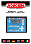 notice console cs 4000-12 seed monitor cs 4000-12