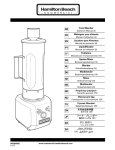 Food Blender Mélangeur pour aliments Licuadora para Alimentos