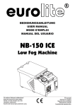 NB-100 ICE DMX Low Fog Machine