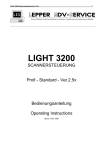 Light 3200 Bedienungsanleitung als pdf - Lepper EDV