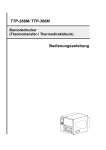 Bedienungsanleitung TTP-268M/ TTP-366M